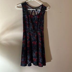 Hot Topic Rose print dress